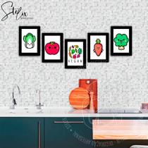 Quadros Para Vegano com 5 Unidades Quadros Para Vegano com 5 Unidades