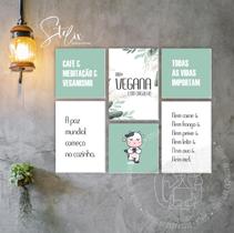 Quadros Para Veganos Decoração Vegana