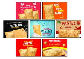 Quadros Pastel Pastelaria Lanche Decorativos 7 Peças 20x28cm