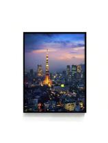 Quadros Placas Decorativas Grande Paisagem Cidade Moderna 40x60