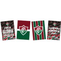 Quadros Quadrinhos Decorativos festa Fluminense Futebol 4 Un Festcolor - Inspire sua Festa Loja