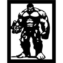 Quadros Super Heróis MDF 3mm Preto ou Branco 27cm x 35cm Individual Marvel e DC