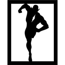 Quadros Super Heróis MDF 3mm Preto ou Branco 27cm x 35cm Individual Marvel e DC
