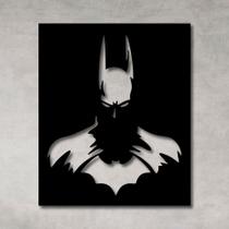 Quadros Super Heróis MDF 3mm Preto ou Branco 27cm x 35cm Individual Marvel e DC