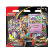 Quádruplo Blister Pokémon Booster Megaevolução Contendo 24 Cartas Originais Lacradas Ideal Para Colecionar E Jogar