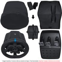 Qualicapas Capas Protetoras Compatíveis c/ Volante, Base e Pedais G25 G27 G29 G920 G923 Simulador Gamer Logitech