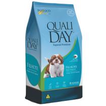 Qualiday Cães Filhotes Raças Pequena Frango Arroz Veg 10,1KG