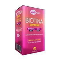 Qualynutri biotina supreme + msm 500mg - 60 cápsulas