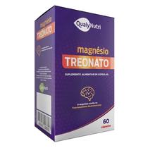 Qualynutri nutreonato magnésio treonina 600mg 60 cápsulas