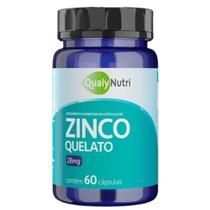Qualynutri zinco quelato 28mg 60 cápsulas Qualynutri zinco quelato 28mg 60 cápsulas