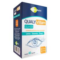 QualyVitam Olhos Luteína Ômega 3 Epa Dha QualyNutri 60 Capsulas QualyVitam Olhos Luteína Ômega 3 Epa Dha QualyNutri 60 Capsulas