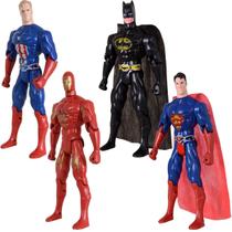 Quarteto Brinquedos Heróis Vingadores E Liga Da Justiça 29cm - Gici Toys