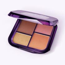 Quarteto de contorno, blush e iluminador Modelo:Dark