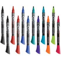 Quarteto de marcadores apagáveis a seco EnduraGlide Fine Tip, pacote com 12 Quarteto de marcadores apagáveis a seco EnduraGlide Fine Tip, pacote com 12