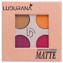 Quarteto de sombras Matte - Ludurana COR:PRETO