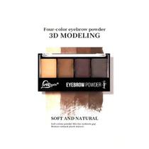 Quarteto de Sombras Paleta de Sombra para Sobrancelha