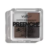 Quarteto de Sombras para Sobrancelhas Preenche Fixa 5g Quarteto de Sombras para Sobrancelhas Preenche Fixa 5g
