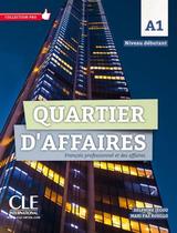 Quartier daffaires a1 niveau debutant - livre de leleve - CLE INTERNATIONAL - PARIS