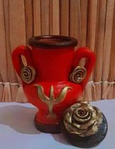 Quartinha de barro vermelho
