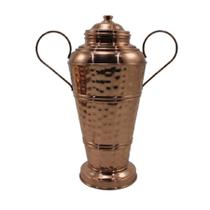 Quartinha Jarro de Cobre com Tampa Alças Artigo Religioso M Quartinha Jarro de Cobre com Tampa Alças Artigo Religioso M