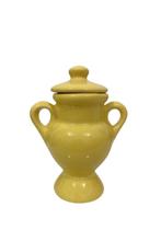 Quartinha mini com asa amarelo 12 cm modelo 511