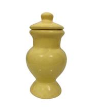 Quartinha pequena sem asa amarelo 16 cm modelo 1013