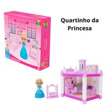 Quartinho da Princesa 39 Peças - 1 Princesa e 8 Móveis