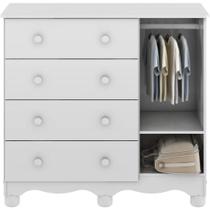 Quarto Bebe Completo Dorabelly Dyte MDF 4Pt + Colchão