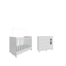 Quarto Bebe Moveis Peroba Berço e comoda Dorabelly Tedy Ben