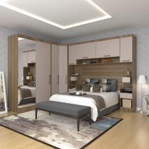 Quarto Canto Casal Guarda-roupas Espelho Mesas Luciane Avelã Quarto Canto Casal Guarda-roupas Espelho Mesas Luciane Avelã