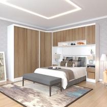 Quarto Canto Casal Guarda Roupas Mesas Cabeceira Alpes