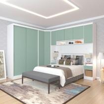 Quarto Canto Casal Guarda Roupas Mesas Cabeceira Alpes