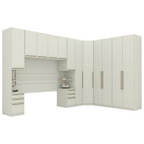 Quarto Casal Modulado Completo 7 Pecas Seletto Areia Henn Areia Quarto Casal Modulado Completo 7 Pecas Seletto Areia Henn Areia