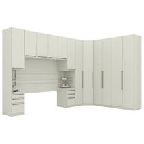 Quarto Casal Modulado Completo 7 Pecas Seletto Areia Henn