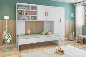 Quarto Chiara Roupeiro, Modulo Aéreo e Cama - Phoenix Baby Quarto Chiara Roupeiro, Modulo Aéreo e Cama - Phoenix Baby
