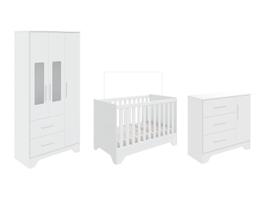 Quarto Completo Bebê Moveis Peroba Popy Berço Americano MDF Quarto Completo Bebê Moveis Peroba Popy Berço Americano MDF