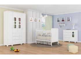 Quarto Completo Bebê Moveis Peroba Tedy MDF cloe 04 portas Quarto Completo Bebê Moveis Peroba Tedy MDF cloe 04 portas