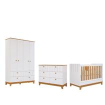 Quarto Completo Bebe Permobili Biscoito Retro MDF