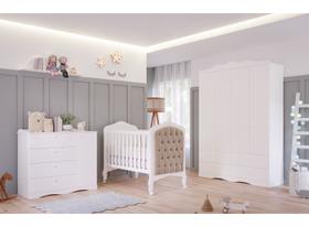 Quarto Completo Bebê Provençal Permobili Encanto kit cap MDF