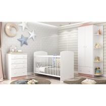 Quarto Completo Com Guarda roupa Cômoda E Berço Multimoveis Quarto Completo Com Guarda roupa Cômoda E Berço Multimoveis
