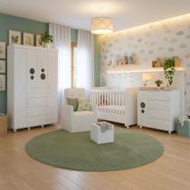 Quarto Completo com Poltrona de Amamentação e Puff Pimpolho Multimóveis MP4085