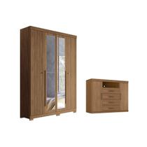 Quarto Completo Modu +1Cômoda QC307 Jatobá - Santos Andirá Quarto Completo Modu +1Cômoda QC307 Jatobá - Santos Andirá