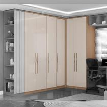 Quarto Completo Modulado Rimo Setiba Carvalho/Off White