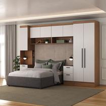 Quarto Completo Viena 7 Portas 6 Gavetas 5 Peças Espresso Móveis