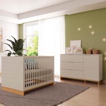 Quarto de Bebê 2 Pçs Berço e Cômoda Grande Coleção Cubo Quarto de Bebê 2 Pçs Berço e Cômoda Grande Coleção Cubo