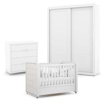 Quarto De Bebe 2 Portas Tutto New Com Capitonê New Boucle E Gaveteiro Branco Acetinado - Matic Quarto De Bebe 2 Portas Tutto New Com Capitonê New Boucle E Gaveteiro Branco Acetinado - Matic