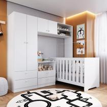 Quarto de Bebê Aconchego Completo IV - Branco
