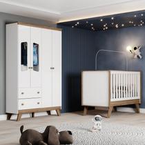 Quarto de Bebê Berço Roupeiro Retro Confete