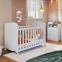 Quarto de Bebê com Cômoda Smin New e Berço Uli MDF Móveis Peroba Quarto de Bebê com Cômoda Smin New e Berço Uli MDF Móveis Peroba