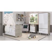 Quarto de Bebe Completo 3 Peças 1 Cômoda 1 Roupeiro 1 Berço Pipoca Quarto de Bebe Completo 3 Peças 1 Cômoda 1 Roupeiro 1 Berço Pipoca